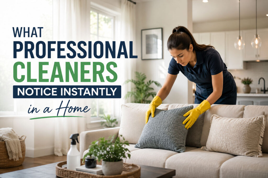 What Professional Cleaners Notice Instantly in a Home