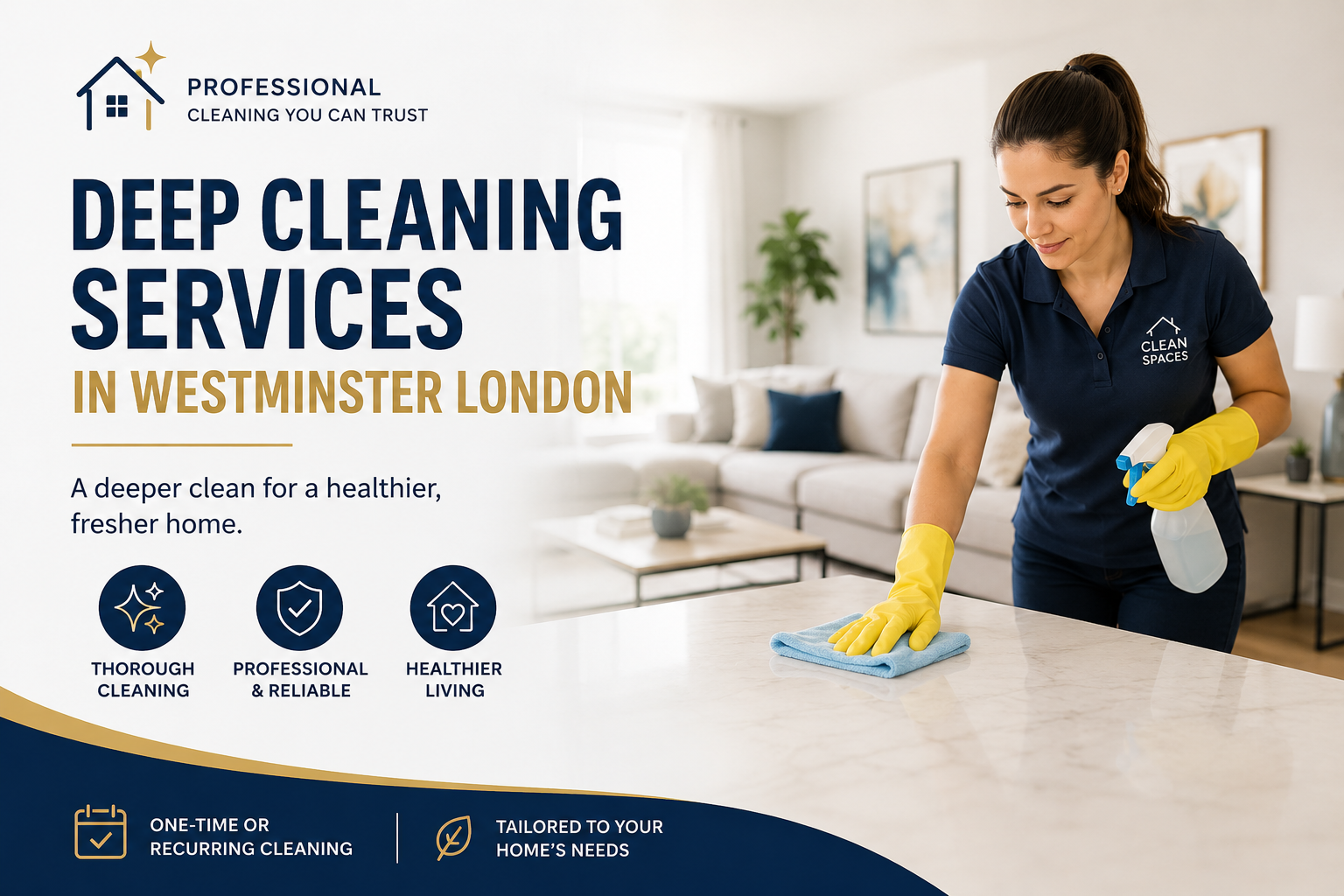 Professional Deep Cleaning Services in Westminster London