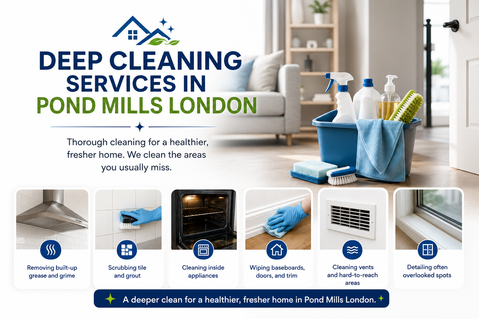 Professional House Cleaning Services in Pond Mills London