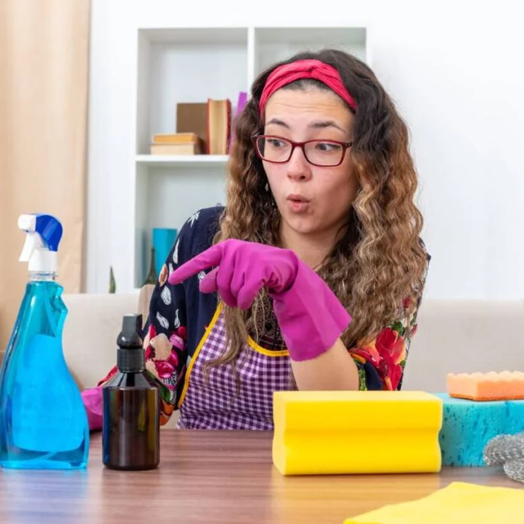 Homeowner comparing weekly and biweekly cleaning options